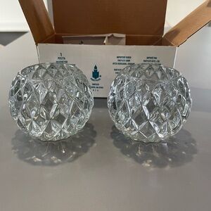 PartyLite Rockport Pair Votive Candle Holders